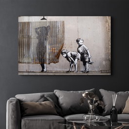 Wallity Pintura Decorativa de Vidrio Templado Multicolor 46 x 72 cm